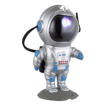 Globo - LED RGB Pöytävalaisin LED/4,5W/5V astronautti hopea