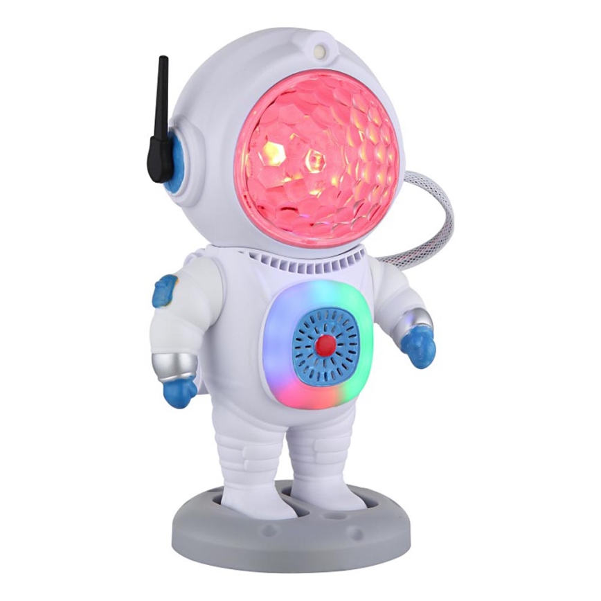 Globo - LED RGB Pöytävalaisin LED/6W/5V astronautti valkoinen