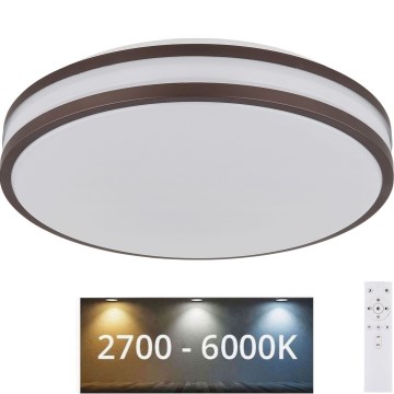 Globo - LED RGBW Himmennettävä kattovalo LED/18W/230V 2700-6000K + kauko-ohjaus