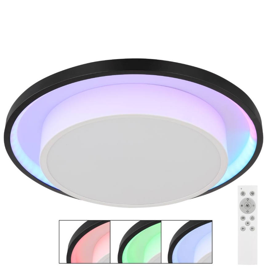Globo - LED RGBW Himmennettävä kattovalo LED/21W/230V 2700-6500K+ kauko-ohjaus