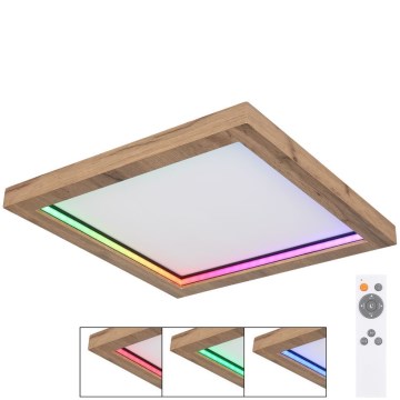 Globo - LED RGBW Himmennettävä kattovalo LED/24W/230V 2700-6000K + kauko-ohjaus