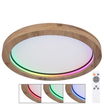 Globo - LED RGBW Himmennettävä kattovalo LED/24W/230V 2700-6000K + kauko-ohjaus