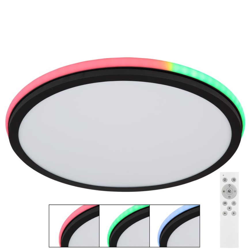 Globo - LED RGBW Himmennettävä kattovalo LED/40W/230V 2700-6500K + kauko-ohjaus
