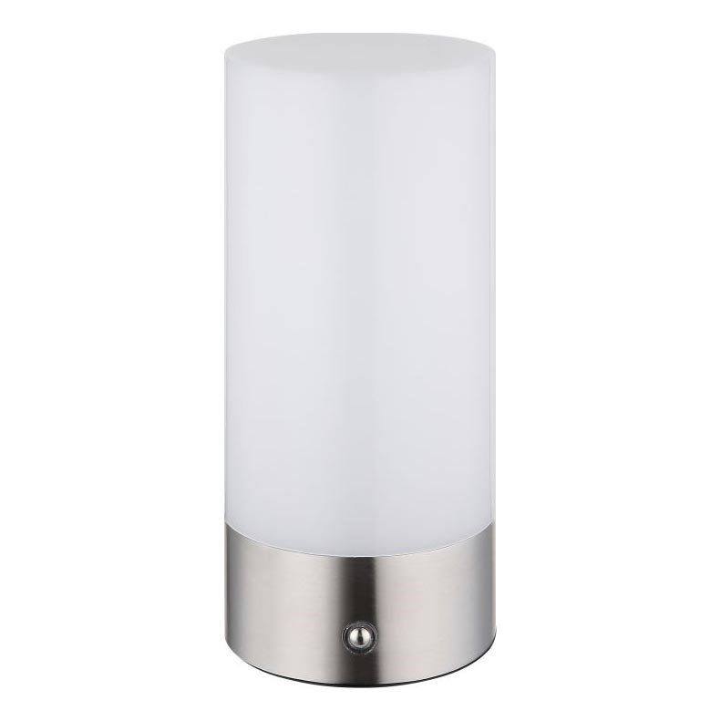 Globo - LED RGBW Himmennettävä kosketus ulko pöytävalaisin LED/1,8W/5V 1500 mAh IP44 mattakromi