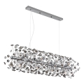 Globo - LED-riippuvalaisin kaapelilla 12xG9/3,5W/230V kiiltävä kromi