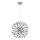 Globo - LED-riippuvalaisin vaijerilla 8xG9/3,5W/230V halkaisija 40 cm kiiltävä kromi