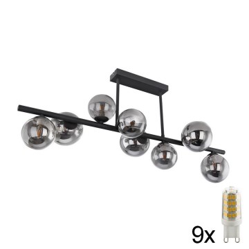 Globo - LED-riipuskattokruunu 9xG9/3W/230V