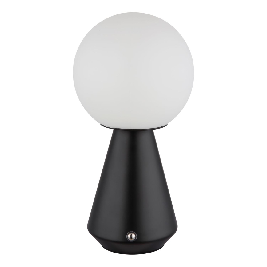 Globo - LED-säädettävä kosketuspöytävalaisin ulkokäyttöön LED/1,5W/5V 3000/4500/6500K 1800 mAh IP41 musta