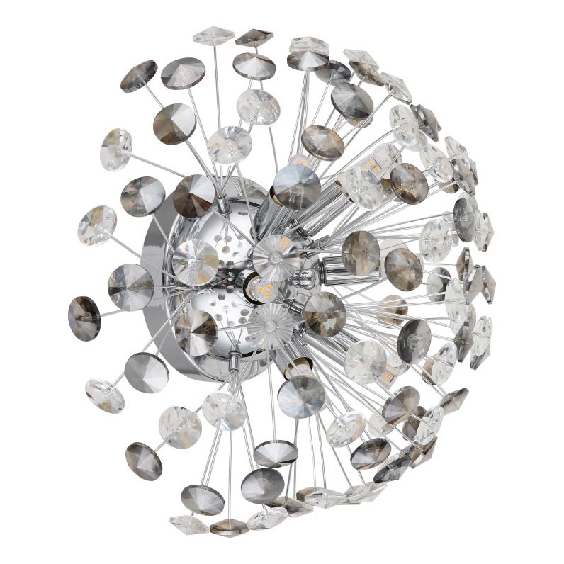 Globo - LED-seinävalaisin 6xG9/3,5W/230V kiiltävä kromi