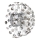 Globo - LED-seinävalaisin 6xG9/3,5W/230V kiiltävä kromi