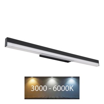 Globo - LED-seinävalaisin LED/12W/230V 3000/6000K 60 cm musta
