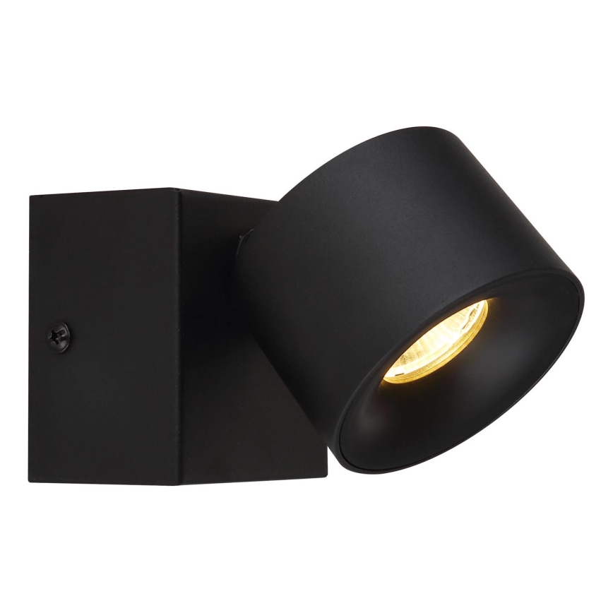 Globo - LED-seinävalaisin LED/6W/230V musta
