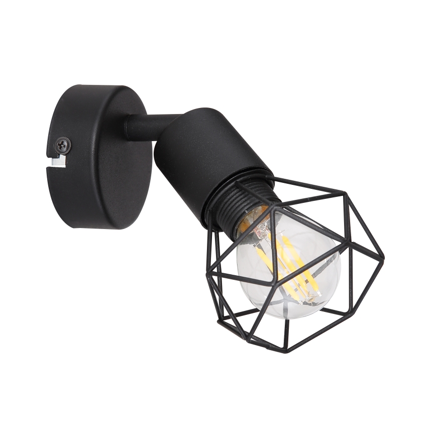 Globo - LED-seinävalaisin 1xE14/6W/230V musta