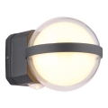 Globo - LED-ulkoseinävalaisin LED/12W/230V IP54 musta