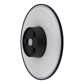 Globo - LED-ulkoseinävalaisin LED/15W/230V 3000/4000/6000K halkaisija 25,2 cm IP44 musta
