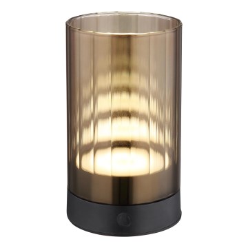 Globo - LED Ulkotila himmennettävä ladattava kosketus pöytävalaisin LED/2W/3,7V 2700/4000/6500K 1200mAh IP44 ruskea