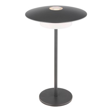 Globo - LED Ulkotila ladattava kosketus pöytävalaisin LED/3W/3,7V 1800/2700/3000K IP44 1800 mAh harmaa