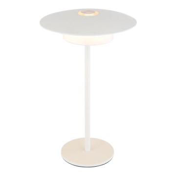 Globo - LED Ulkotila ladattava kosketus pöytävalaisin LED/3W/3,7V 1800/2700/3000K IP44 1800 mAh valkoinen