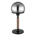 Globo - Pöytävalaisin 1xE27/40W/230V musta/ruskea