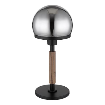 Globo - Pöytävalaisin 1xE27/40W/230V musta/ruskea