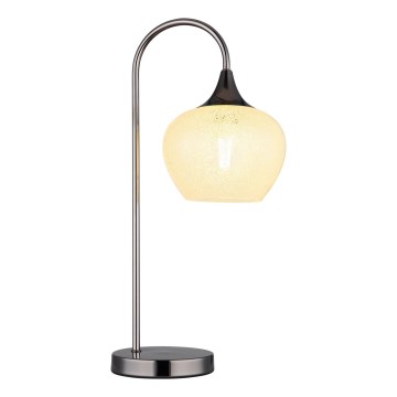 Globo - Pöytävalaisin 1xE27/40W/230V valkoinen/antrasiitti