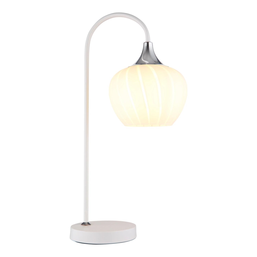 Globo - Pöytävalaisin 1xE27/40W/230V valkoinen
