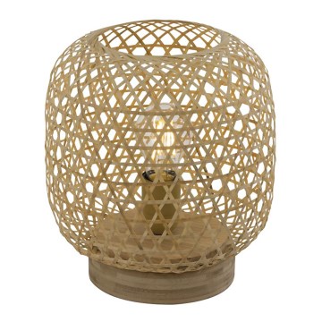 Globo - Pöytävalaisin 1xE27/60W/230V bambu