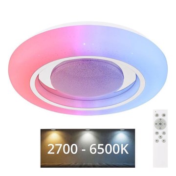 Globo - RGBW Himmennettävä kattovalaisin LED/18W/230V 2700-6500K + kauko-ohjaus
