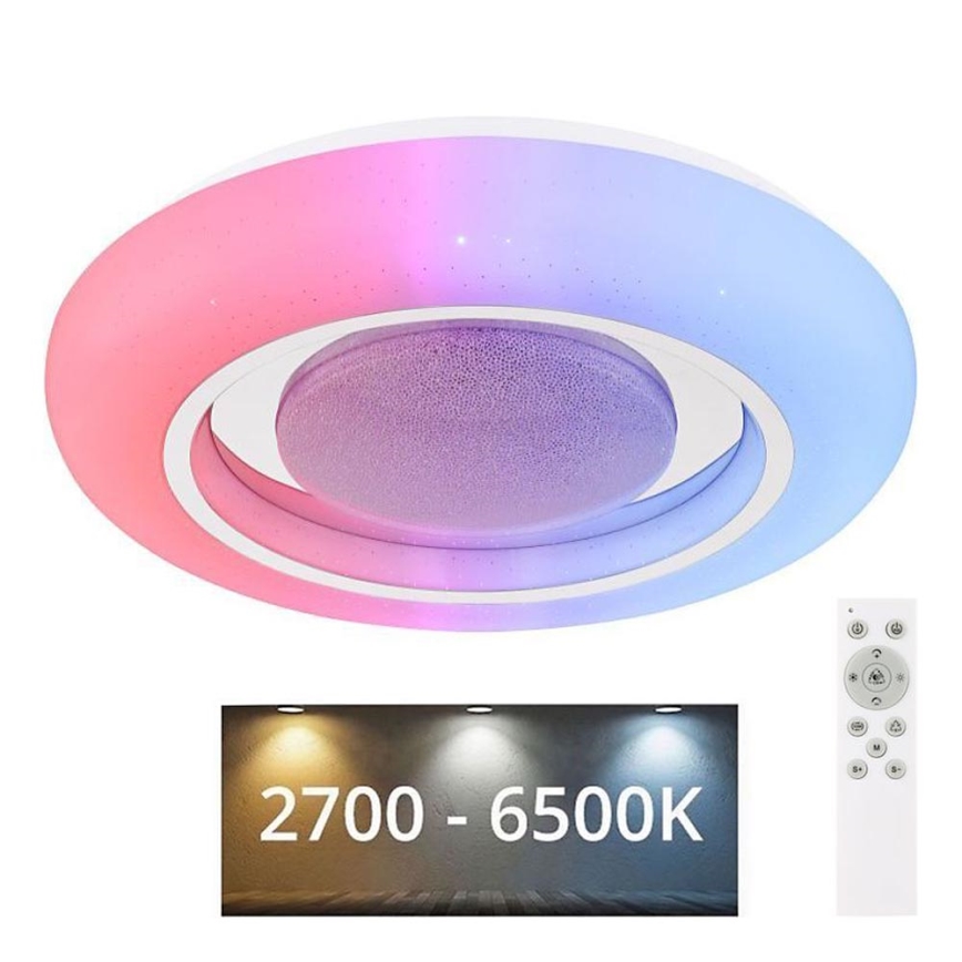 Globo - RGBW Himmennettävä kattovalaisin LED/18W/230V 2700-6500K + kauko-ohjaus