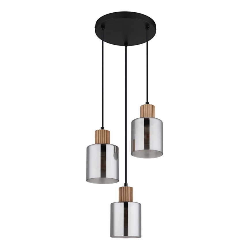 Globo - Riippuvalaisin kaapelilla 3xE27/25W/230V halkaisija 30 cm