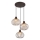 Globo - Riippuvalaisin vaijerilla 3xE27/40W/230V