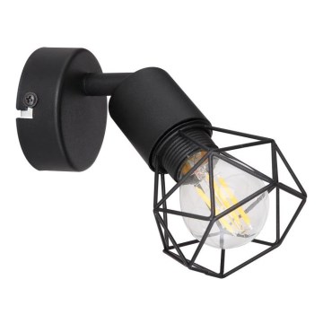 Globo - Seinäkohdevalo 1xE14/40W/230V musta