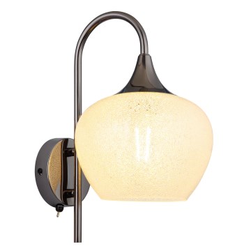 Globo - Seinävalaisin 1xE27/40W/230V valkoinen/antrasiitti