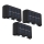 Globo - SET 3x LED aurinkovalo LED/0,8W/3V 6500K IP44