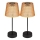 Globo - SETTI 2x LED-aurinkovalaistus LED/0,06W/3V IP44 oranssi