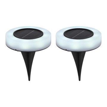 Globo - SETTI 2x LED aurinkovalo SOLAR LED/0,8W/3V 3200K IP44