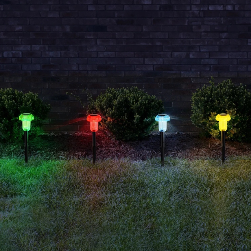 Globo - SETTI 4x LED-RGB-aurinkovalo LED/0,05W/3V IP44