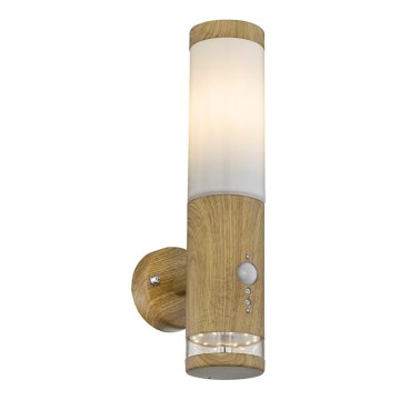 Globo - Ulkoseinävalo sensorilla 1xE27/15W/230V IP44