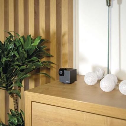 Älykäs sisäkääntyvä kamera liiketunnistimella GoSmart 5V Wi-Fi Tuya musta