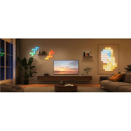 Govee - 10x Älykäs mini RGBIC panel Wi-Fi