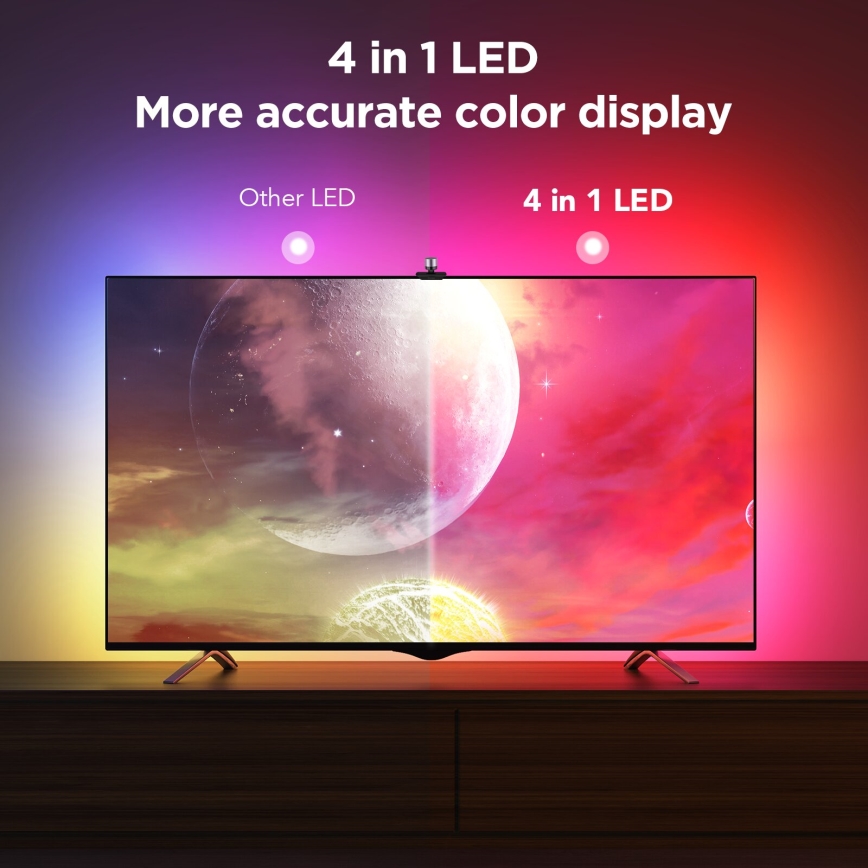 Govee - Backlight 3S Netflix TV 55-65" SMART LED taustavalo RGBICW Wi-Fi + kauko-ohjaus