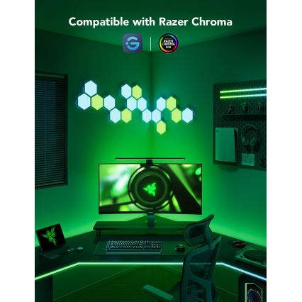 Govee - Dreamview G1 Smart LED RGBIC monitor ivalaistus 27-34" Wi-Fi