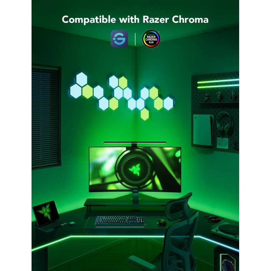 Govee - Dreamview G1 Smart LED RGBIC monitor ivalaistus 27-34" Wi-Fi