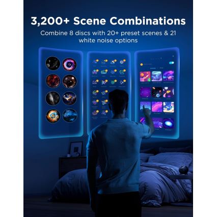 Govee - Galaxy Light Projector 2 Pro Matter Wi-Fi-kaiuttimella