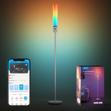 Govee - Himmennettävä LED-lattiavalaisin CYLINDER SMART RGBICWW 2200-6500K