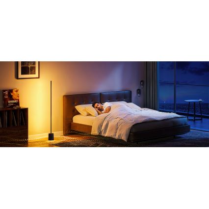 Govee - Himmennettävä LED-lattiavalaisin kaiuttimella Pro RGBICWW 2200-6500K Wi-Fi + kauko-ohjaus