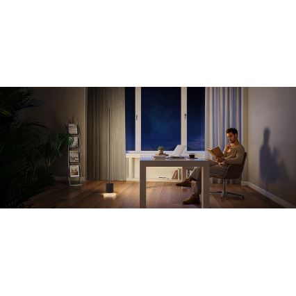 Govee - Himmennettävä LED-lattiavalaisin kaiuttimella Pro RGBICWW 2200-6500K Wi-Fi + kauko-ohjaus