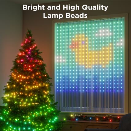 Govee - LED RGB Himmennettävä ulko koristeellinen ketju LED/15W/230V IP65 Wi-Fi