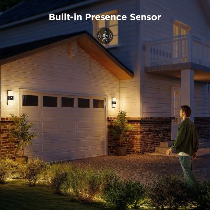 Govee - LED RGBIC Himmennettävä ulkoseinävalaisin anturilla LED/230V IP65 2700-6500K Wi-Fi