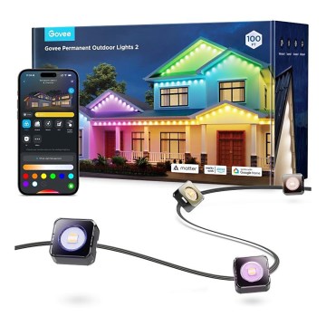 Govee - LED RGBIC Nauhavalot 30m Wi-Fi Matter IP67